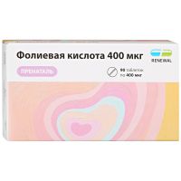 Фолиевая кислота пренаталь таблетки №90 (ОБНОВЛЕНИЕ ПФК ЗАО)