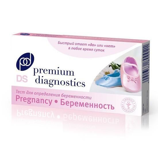 Тест для опр. беременности premium diagnost. №1 полоска