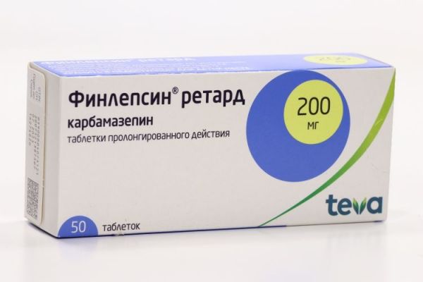 Финлепсин ретард 200мг таблетки пролонгирующие №50